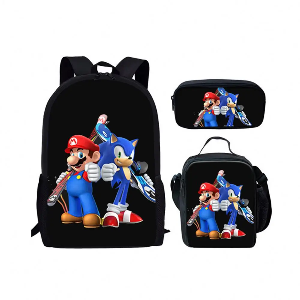 sonic and mario backpack