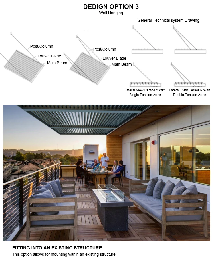 Automated Louvered Roof Pergola - Durable & Stylish