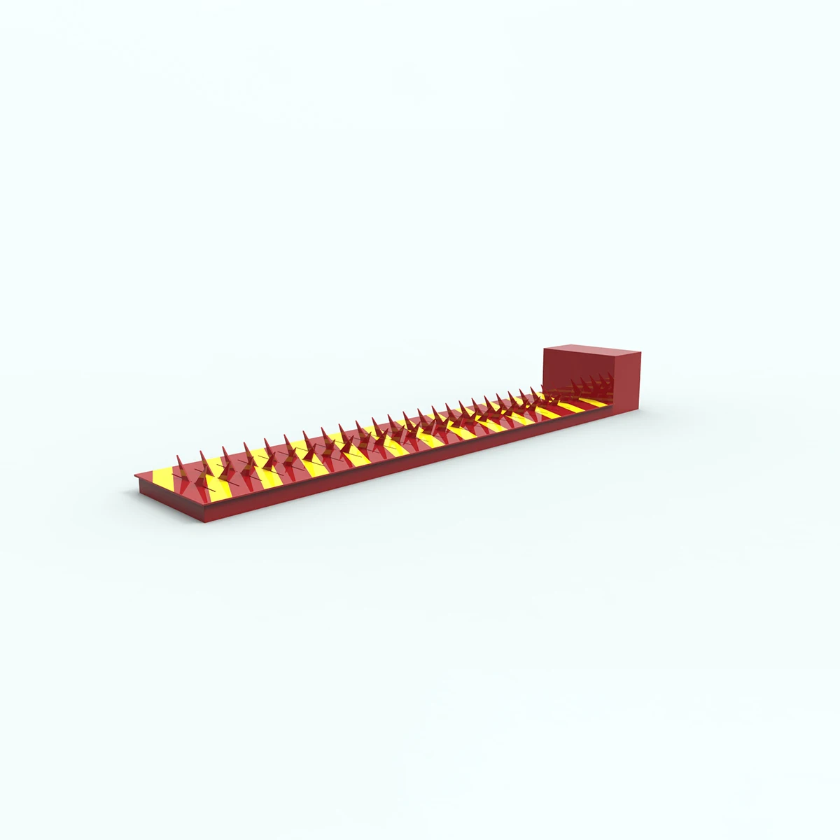 Automatic Remote Control Bi-Directional Arch Type Traffic Spikes Road Barrier Electric Underground Two-Way Tire Killer