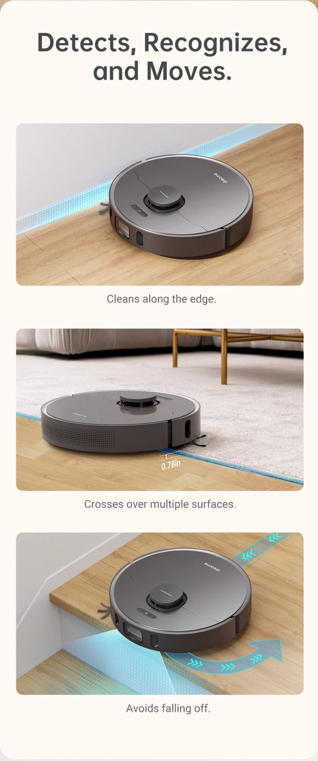 Dreame Bot Z10 Pro 4l Dust Capacity Mopping Floor Auto Robotic Wet And ...