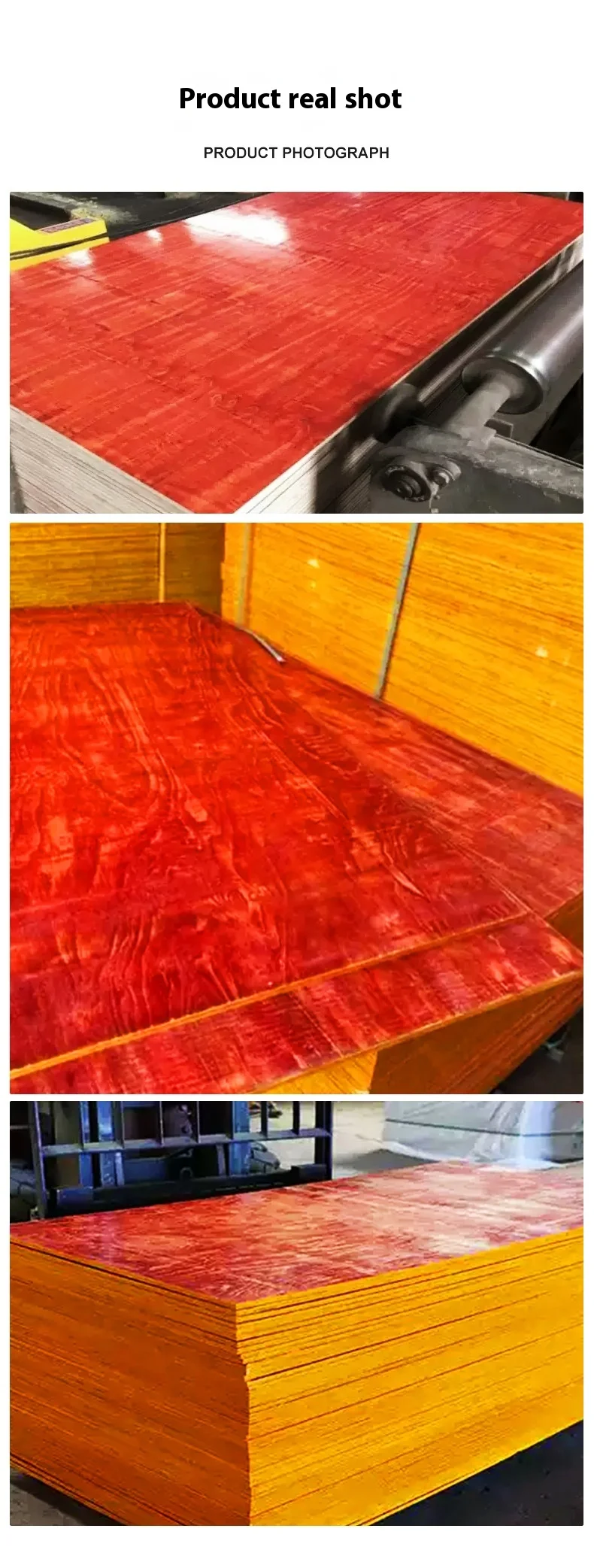 product wholesale modern construction site plywood red board template 2440x1220mm moisture proof outdoor use high turnover rate-11