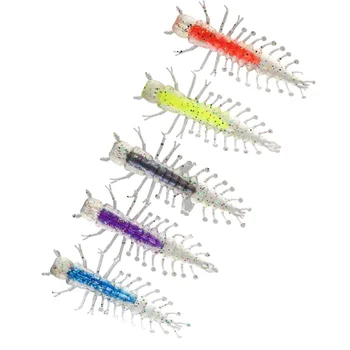 CHEERY High Quality 6cm 1.7g TPR Centipede Soft Lure Hellgrammite Plastic Bait Midwater Freshwater Fishing 5 Colors – Soft Lure – view 3