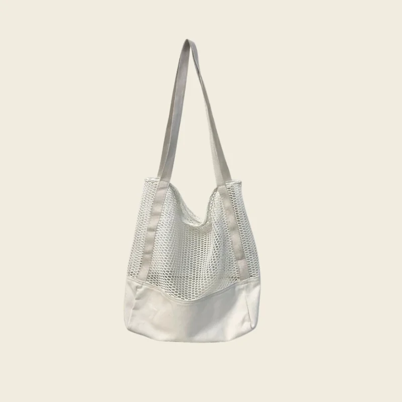 Cheap factory price mesh swimming bag with low MOQ eco friendly mesh shopping bag for school student mesh bag