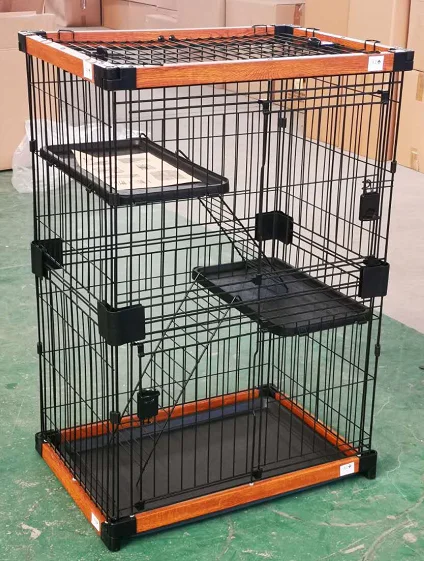 大型室内可折叠多层猫笼木制宠物动物猫咪玩房