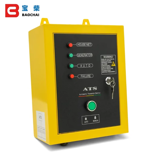 Top Automatic ATS Control Box Module Start Stop Single Phase 220v 240v Gasoline Generator Controller