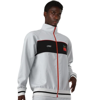 Manufacturer Wholesale Anti Wrinkle Polyester Soccer Training Jacket Custom for Men