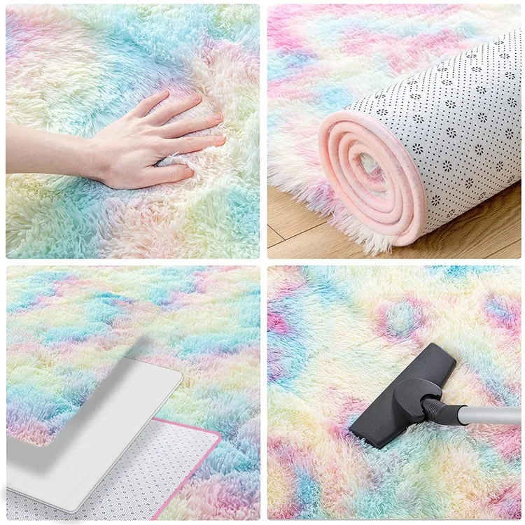 Brand New White Fluffy Carpet Carpet Fluffy Faux Fur Carpet With High