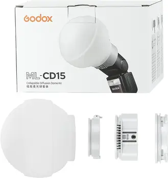 Godox Ml-cd15 Ml-cs1625 Silicone Diffusion Dome Studio Ml30 Ml60 Bi V1 Advertising Series detail image