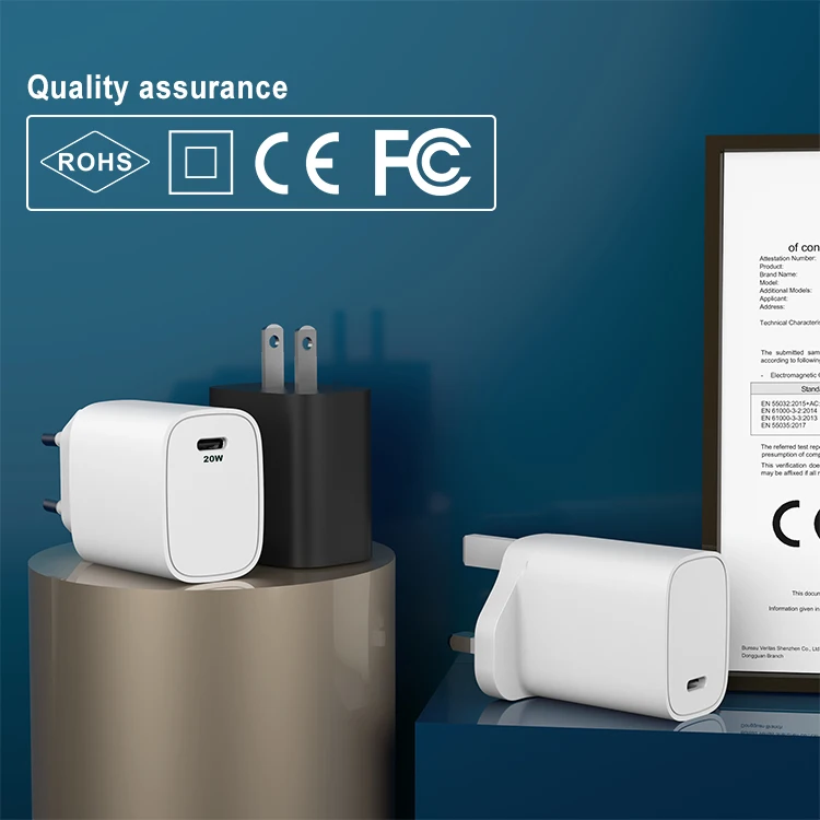 Cell Phone Android Charger Type-c Adaptive Original Excellent Pd Qc Super Fast Smartphone Charger for Samsung S10 Vivo Oppo Vooc