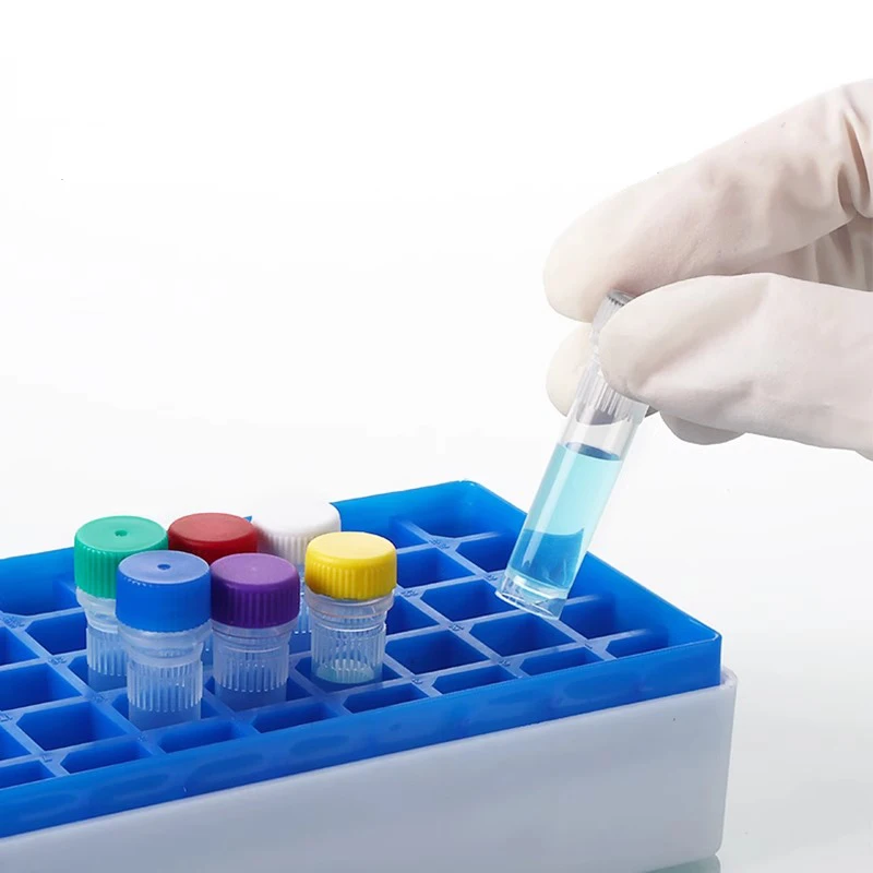 2024 New KRC  Lab Transport Medical Disposable Blood Vial Collection 2ml Storage Plastic PP Micro Sample Specimen Test Tube