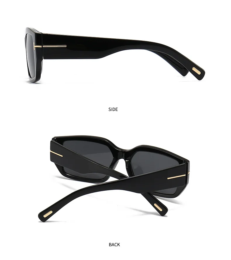 Unique Steampunk Square Sunglasses Women 2024 Vintage Oversized Leopard ...