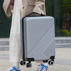 custom logo 20-inch 24-inch 28-inch Neoprene Waterproof Anti-Theft Leisure Travel Boarding Trolley Luggage Case Large Capacity Mute