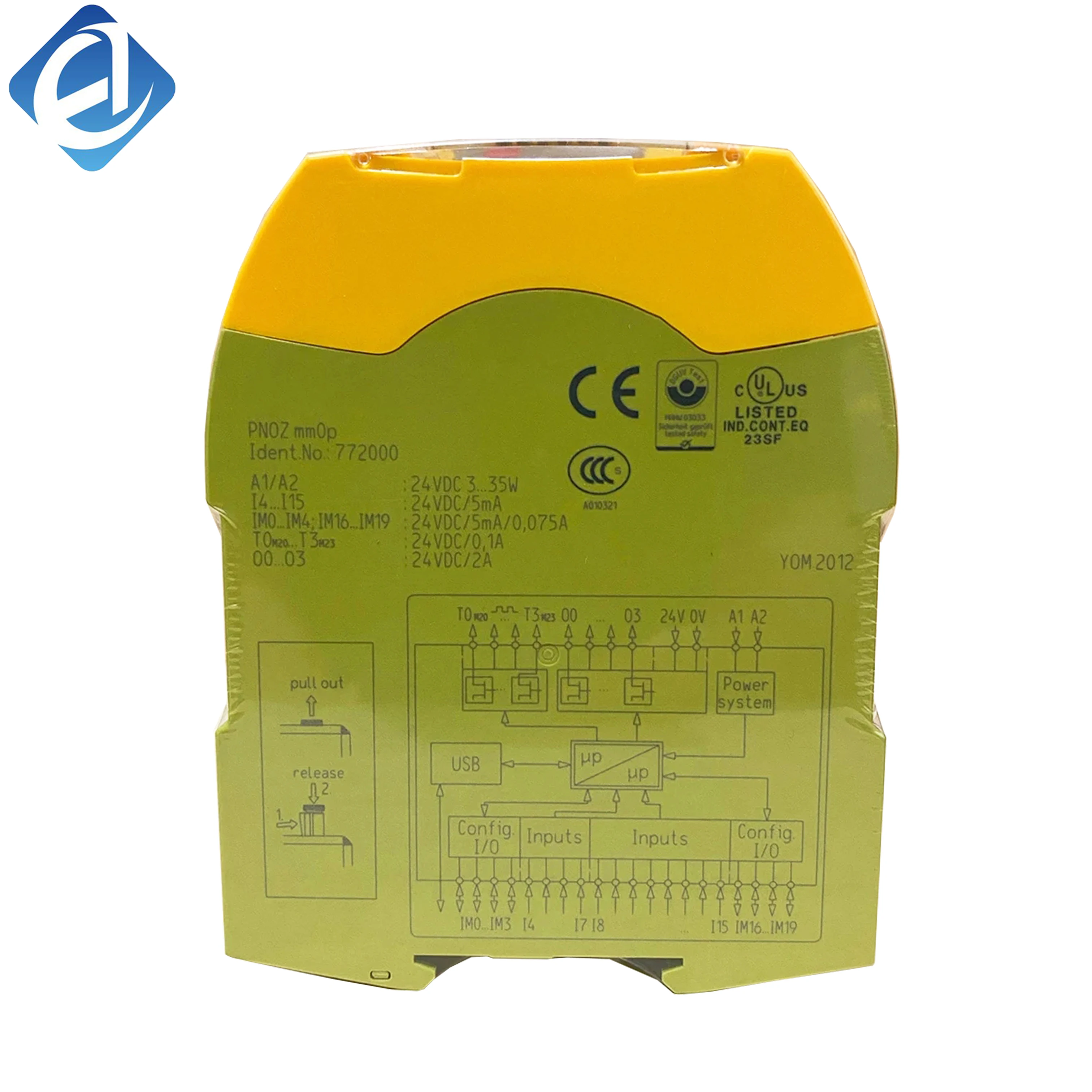New Original 772000 Industrial Control Module, belonging to automation spare part series, used for signal transmission and auxiliary control in industrial automated machinery and production lines.