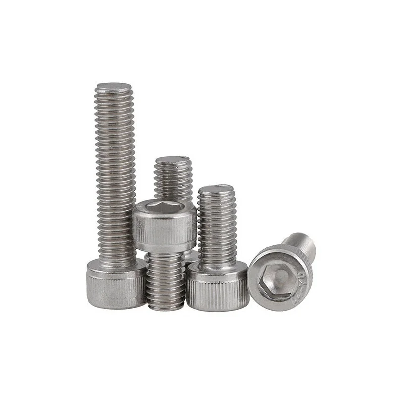 304 Stainless Steel Din912 Knurled Cylindrical Head Hex Bolts - Buy Hex ...