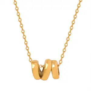 Pendant Necklace Romantic Punk Hollow Cylinder Teacher Ornaments Eco-friendly Wedding Girlfriend Hollow Pendant Necklace