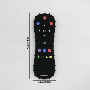 Baby Remote Control Teether Silicone Baby Anti-Eating Gloves Pacifier Bracelet Teething Stick Biting Toys