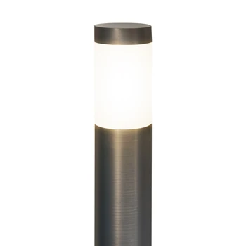 6" Brass Path Light LED Tube Lamp 12V Low Voltage Landscape Lighting  CCT 2700/3000K Garden Application AC/DC Power Supply