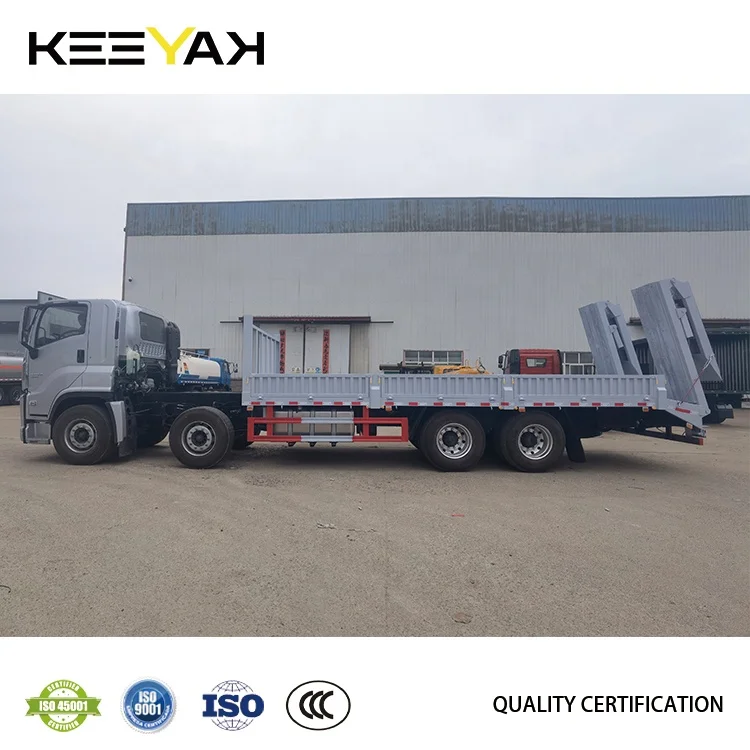 Япония ISUZU GIGA 8*4 LHD 12 колес Грузовые Краны транспортная Тяжелая машина с 6-тонным 8 тонным 10-тонным краном