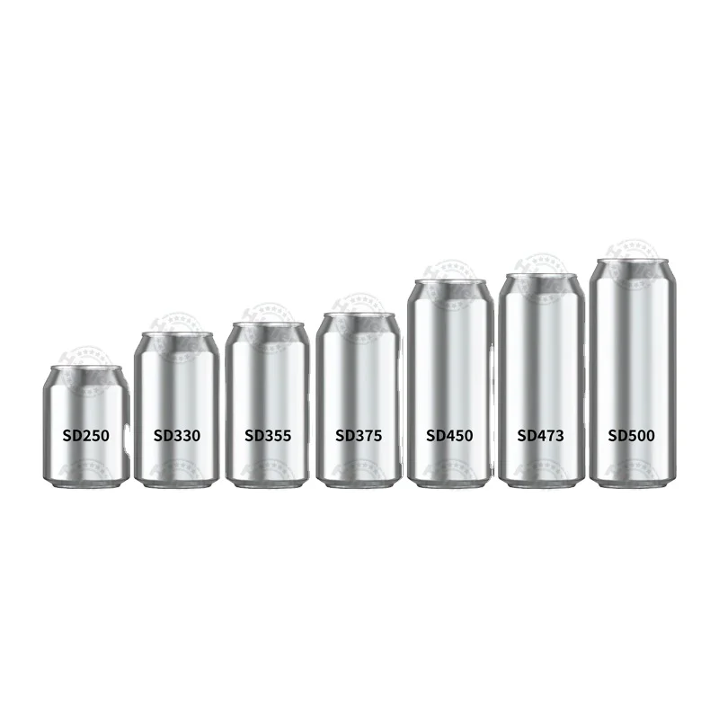 Custom250ml 200ml 330ml 500ml Slim Sleek Empty Aluminum Soda Energy Drink Cans Soft Drinking Printed Beverage Beer Cans for Sale