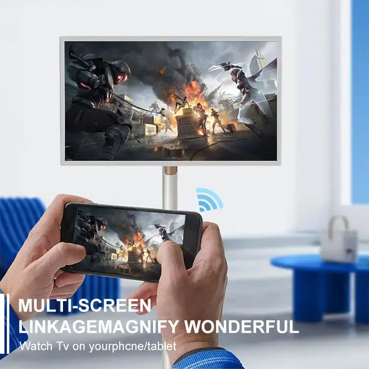 High-Quality Smart Interactive Moveable Android Monitor Stand by Stand-By Me TV | Remote-Controlled