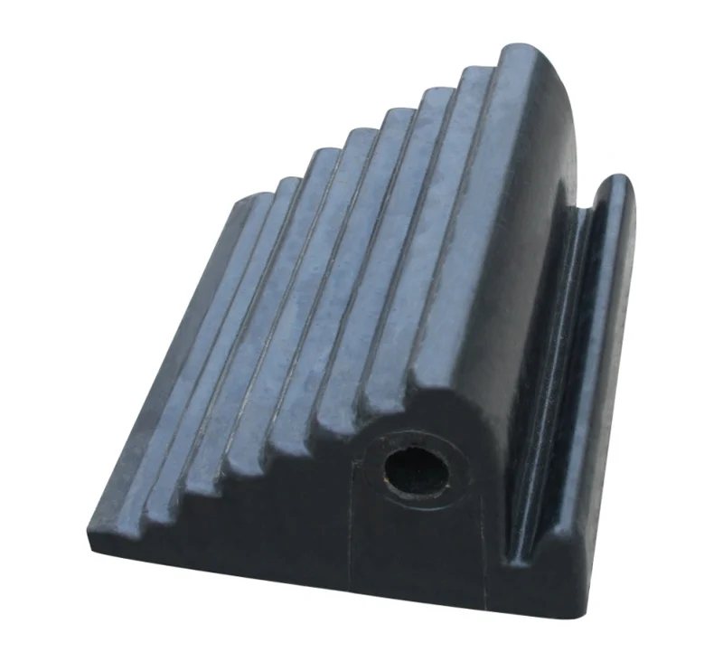 Portable Stopper, Rear Wheel Stop for Large Trucks, Slope Reverse Anti-skid, Rubber Wheel Chock WC19 supplier
