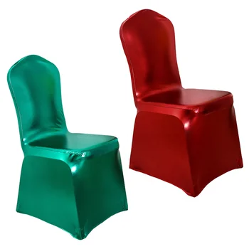 Red Green Christmas Decoration Supplies Chair Cover