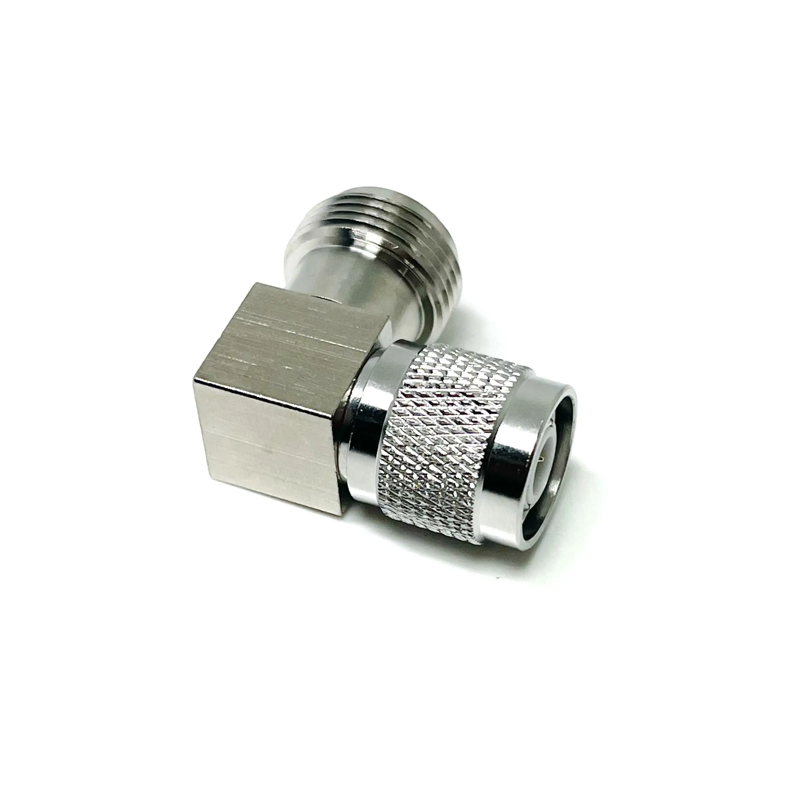 50ohm Elbow Low VSWR Nickel Plated Right Angle N Type Female to TNC Male R/A RF Coaxial Adapter supplier
