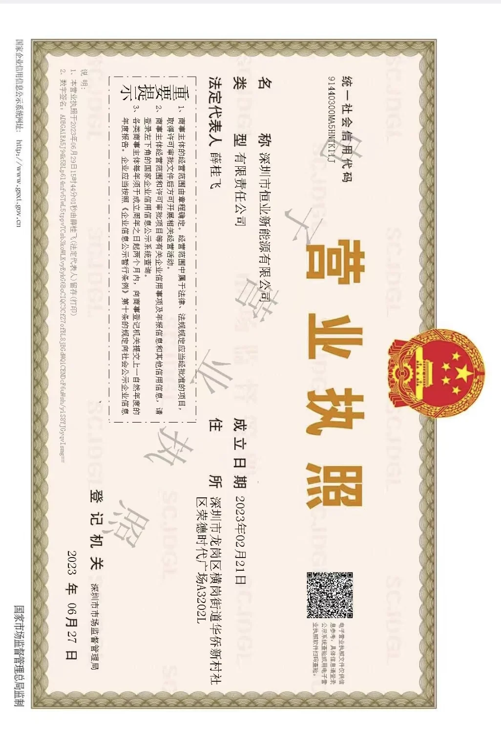 Company Overview Shenzhen Hengye New Energy Co., Ltd.