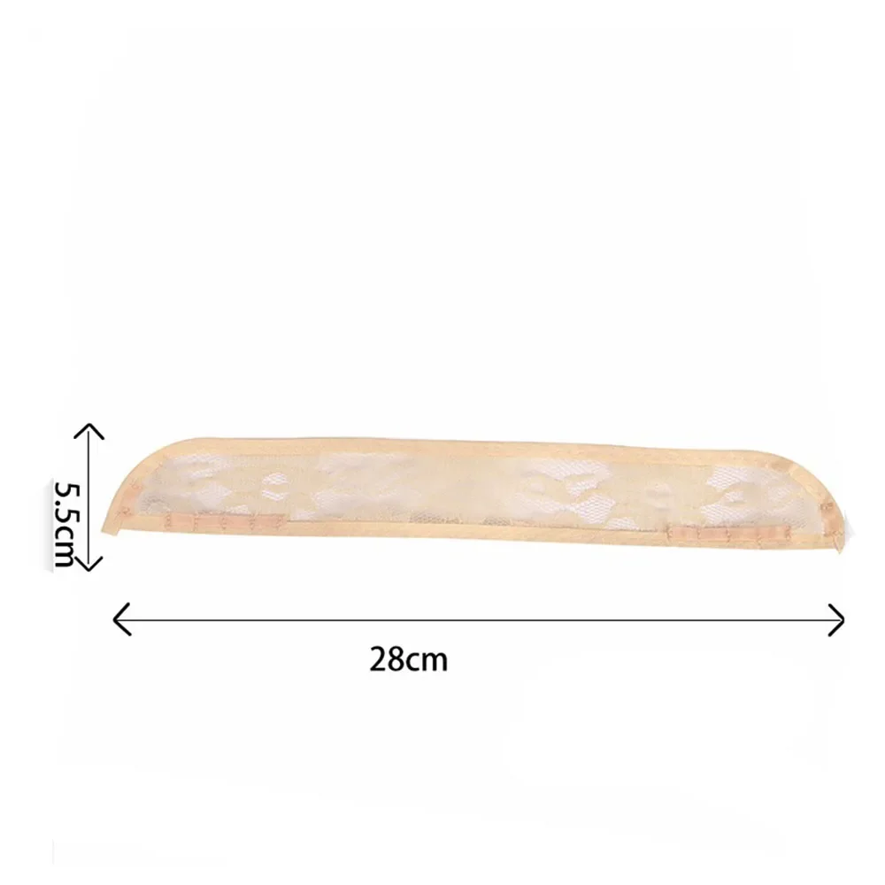 10 pcs bag Swiss Lace Net Make Clips Hair Extension Ponytail Toppers Rose Nets Cornrow Caps Wig Accessories_voghion.com