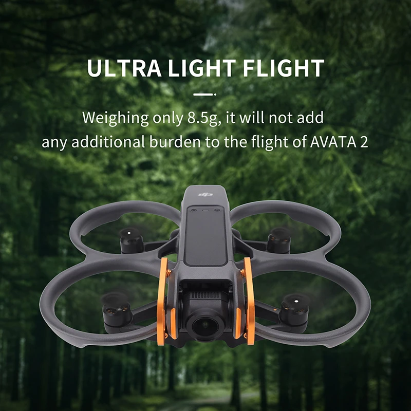 thumbnail: DJI FPV Drone Gimbal Lens Bumper Bescherming - Rood Aluminium Anti-Collision Bar Protector
