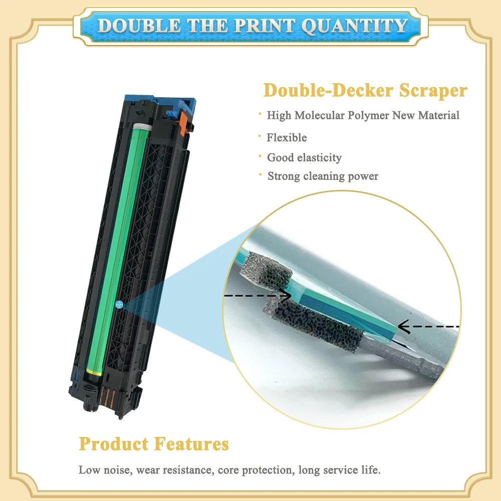 HiTek Compatible OPC Drum Unit White Toner Cartridge Chip for OKI Okidata C911dn/C931dn///C911WT/C911WT for Models C911 C931