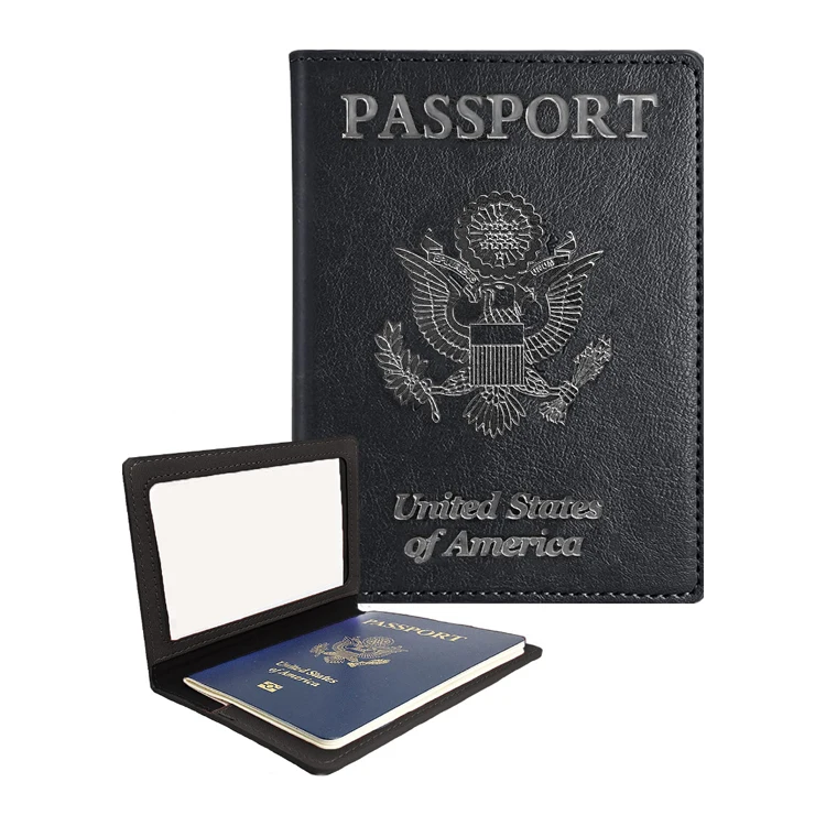 WASON Copertura Del Passaporto Blocco RFID In Pelle, Portafoglio Da Viaggio, Passaporto Tasca Con Cerniera Per Carta D'identità Carta D'imbarco Biglietto Contanti Scheda SD (Marrone - Foto 8