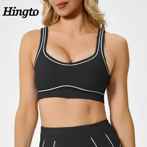 Athletic Yoga Top Women Wholesale Supportive Sports Bra High Quality Gym Fitness Sports Bra Custom Logo Women Activewear Gym Bra