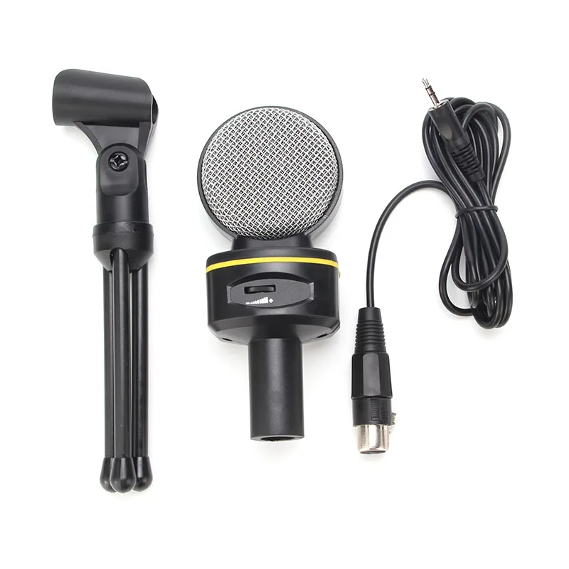 DAYMIC  Studio Sound Card Support 48V Mic Sound Mixer Audio Interface for Live Broadcast Equipment Singing