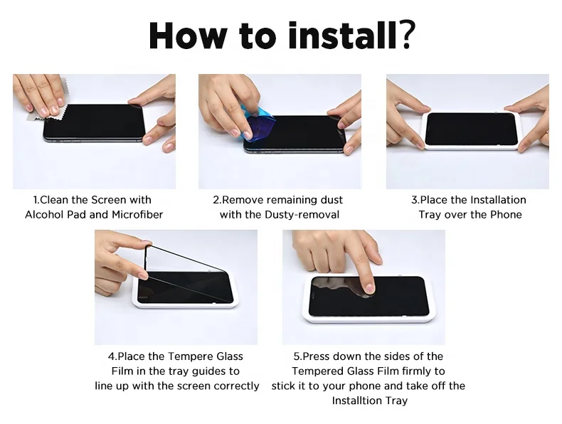 Прозрачное закаленное стекло 9H HD для Apple Iphone 12 13 Pro Max, защитная пленка для экрана мобильного телефона Samsung