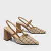 Plaid marrone