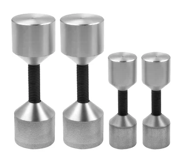 OEM Stainless Steel 1-1/8 " 1-5/8" knurled Two Hole Flange Threaded connection studs Pin