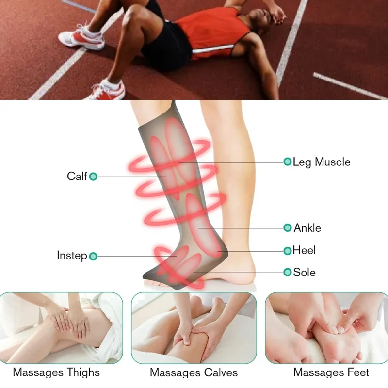 Lymph Massage Presoterapy Compression Suit Pressotherapy Lymphatic Device Vacuum Machine Products Body Equipment Leg Press Socks