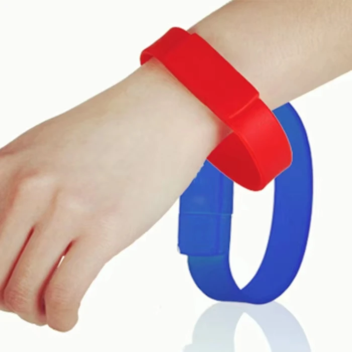 Corporation Events Promotional Gifts Fast Performance Free Data Preload  Portable Wearable Wristband USB Flash Drive