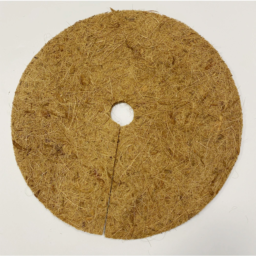 Coconut Coir Fiber Mulch Ring Tree Protector Mat for Disc Plant Cover Weed Control Mats
