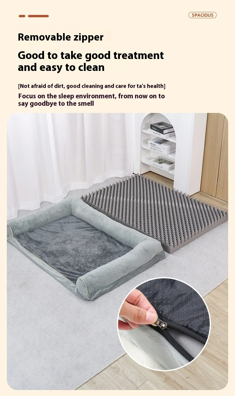 Sponge Four Seasons Can Be Doghouse square Pet Nest Breathable Pet Bed Summer Cool Winter Warm Sofa details