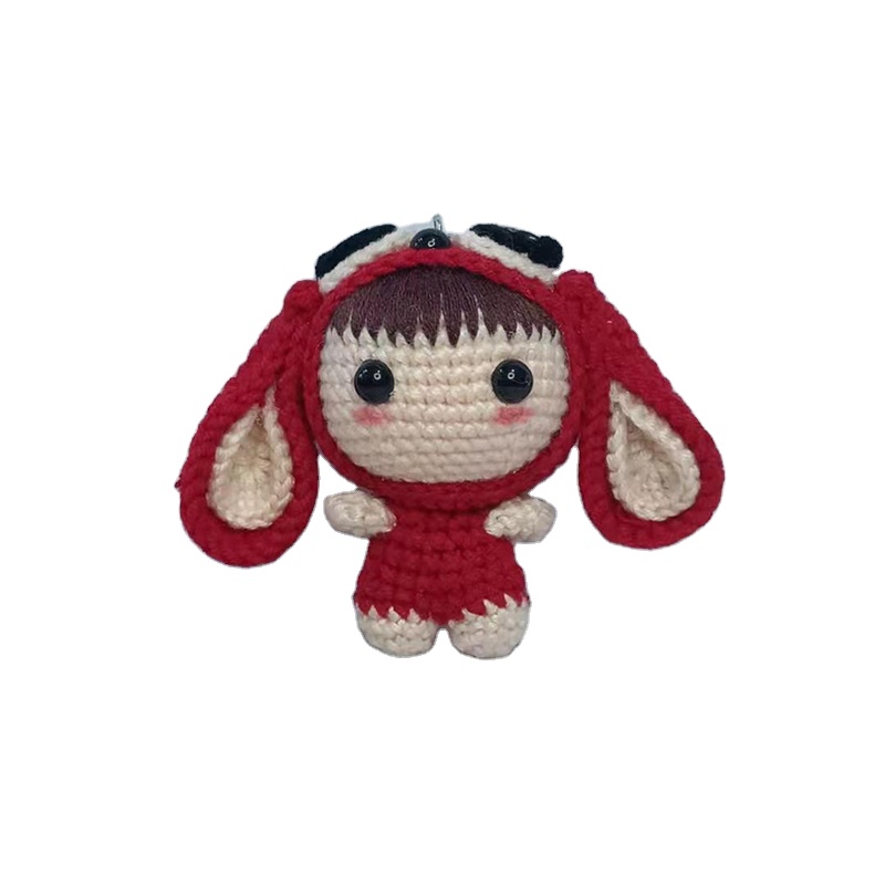 VietnamHandmade 手作あみぐるみ 帽子付きキャラクター ぬいぐるみ 手かぎ針編みおかしい蜂ぬいぐるみ動物ぬいぐるみニット