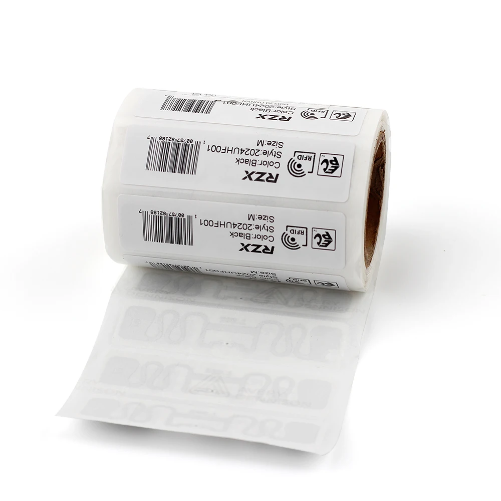 RZX Impinj M730 73*20mm Chip RFID Retail Tracking Tag Label