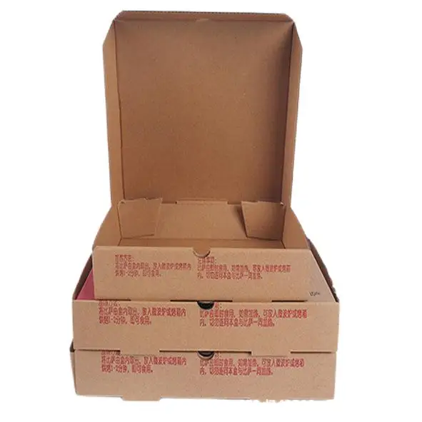 Custom Printed Biodegradable Octagon Pizza Kraft Corrugated Cardboard