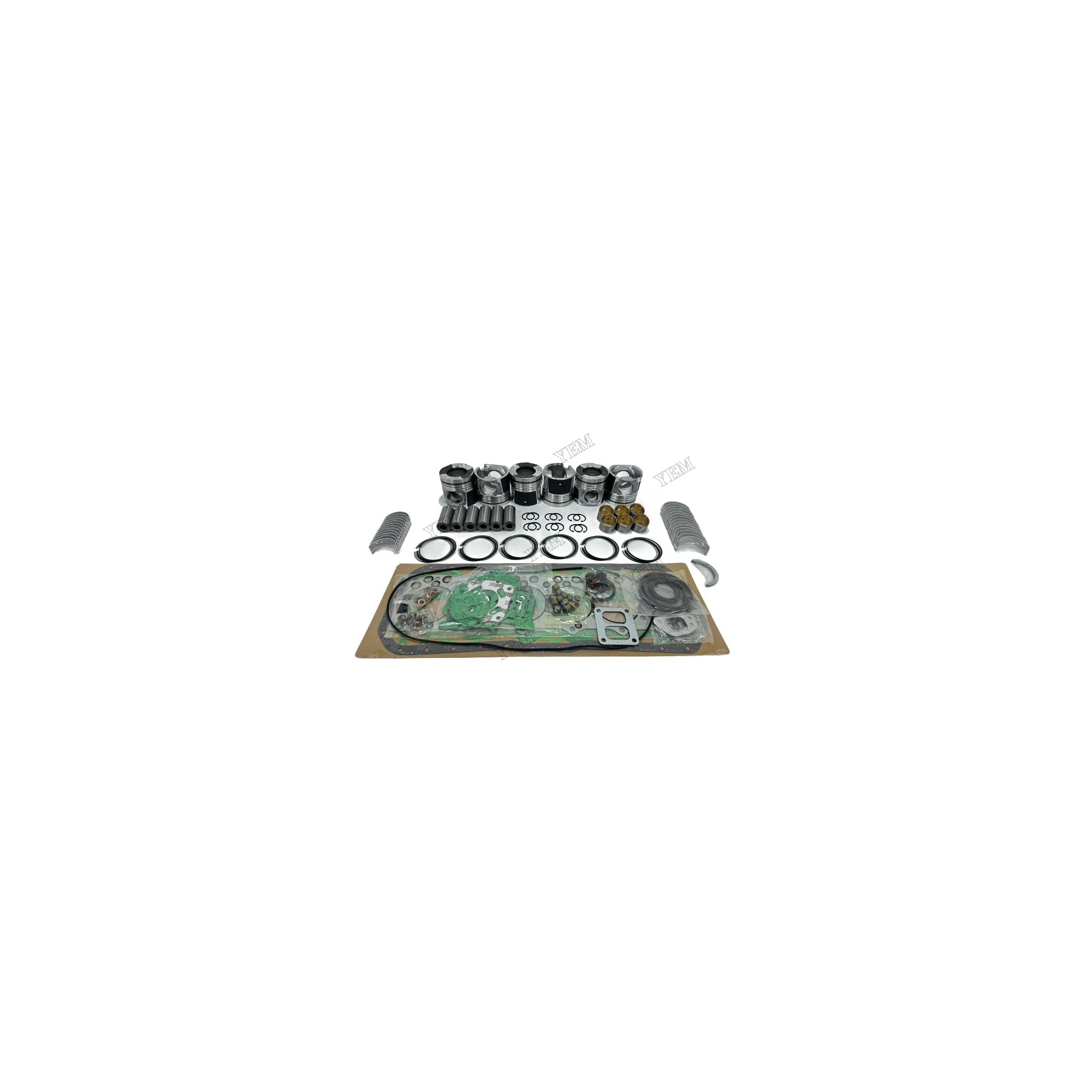 Replacement Repair Kit With Overhaul Gasket Set Bearings Piston Rings Suitable for Isuzu 6UZ1 Fast Delivery Engine Parts