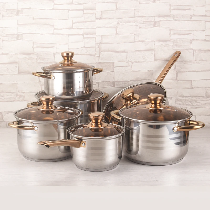 Set Of 2 Piece Ceramic Coated Stainless Steel Cookware Set With...