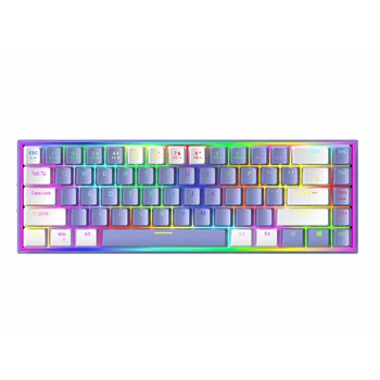COUSO New Arrival 68 Keys Bluetooth Gaming Keyboard RGB Backlit Outemu Axis Red Switch 65% Wireless Mechanical Keyboard