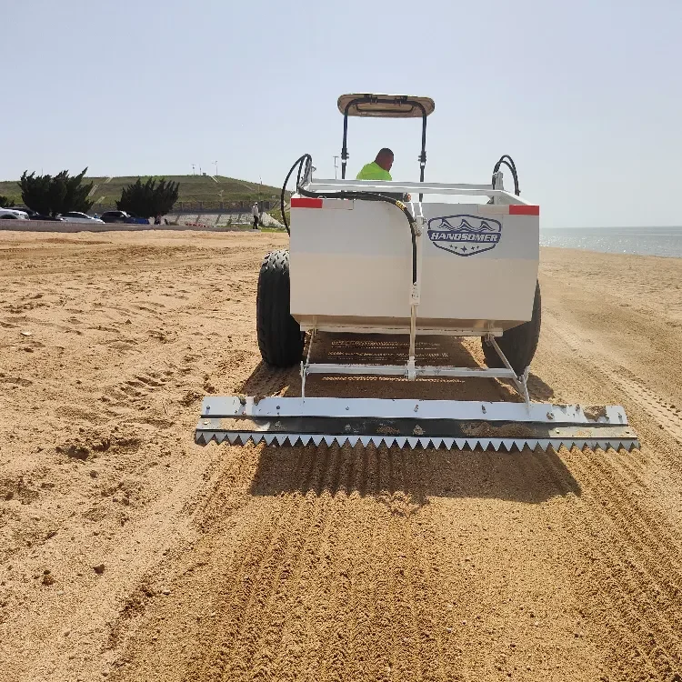 Heavy-Duty Diesel Beach Cleaner Machine Tractor-Attached Steel Material New Environmental Product for Garbage Removal Sea Grass