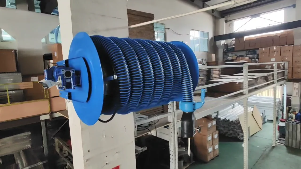 Heavy Duty Motorized Exhaust Hose Reel For Buy High