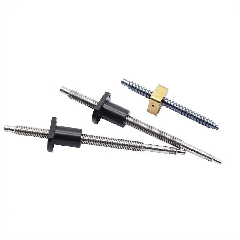 Lead Screw 8mm T8x8 T8x10 T8x12 Tr8x14 T8x15 T8x16 Screw Tr8x8 Tr8x10 Tr8x12 Tr8x14 Tr8x15 Tr8x16 Trapezoidal Lead Screw